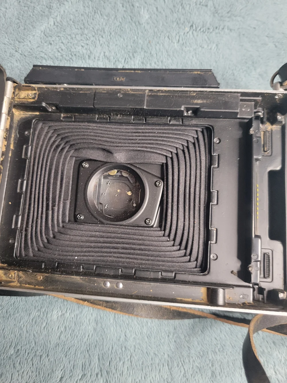 Vintage Polaroid Land Camera Automatic 100 Black Instant Camera Case